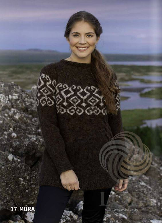 Icelandic sweaters and products - Móra Women Wool Sweater Black Tailor Made - NordicStore