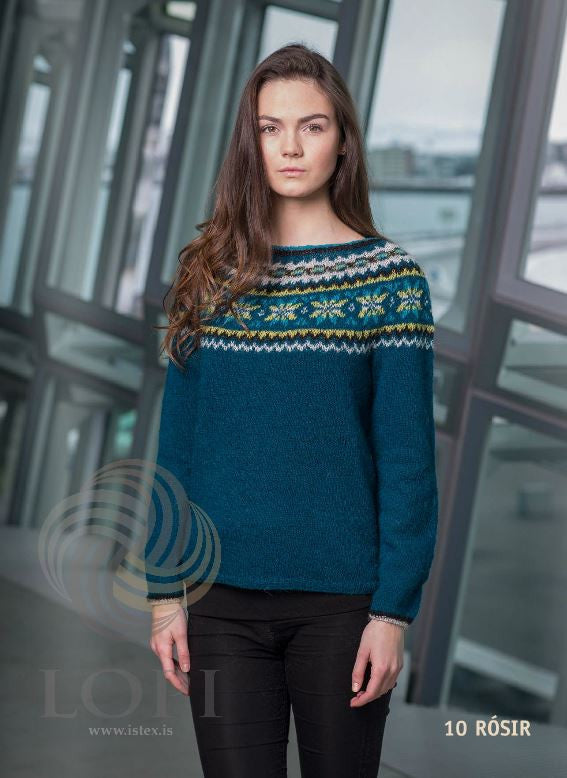 Icelandic sweaters and products - Rósir Women Wool Sweater Tailor Made - NordicStore