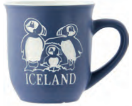 Mug Jazz Puffin family Blue