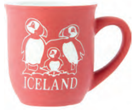 Mug Jazz Puffin family Red