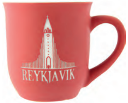 Mug Jazz Hallgrimskirkja Red