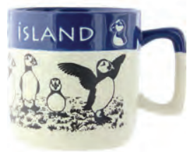 Mug two tone Iceland Puffin