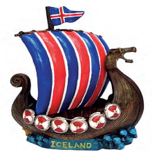 Viking ship ICELAND