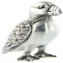 Figurine pewter puffin 5cm