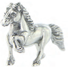 Figurine pewter Icelandic horse 3cm