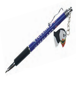 Pen ICELAND w puffin charm