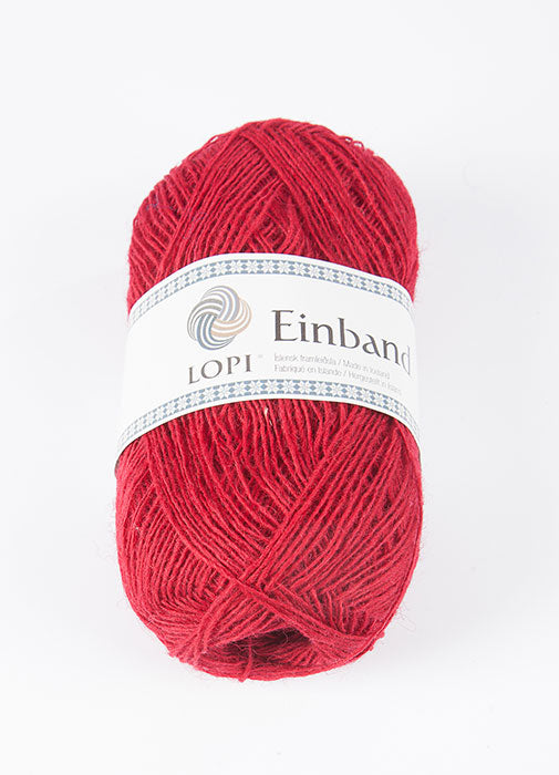 Icelandic sweaters and products - Einband 9009 Wool Yarn - Cardinal Einband Wool Yarn - NordicStore