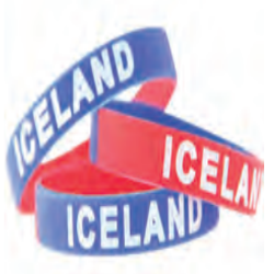 Silicone bracelet Iceland