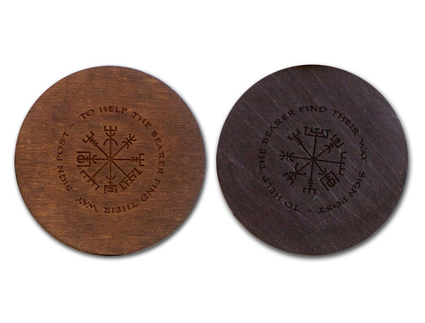 COASTER WITH RUNES OF VEGVÍSIR