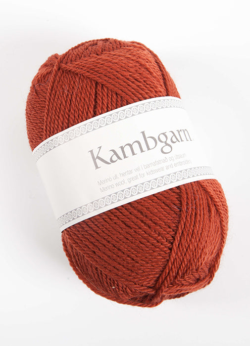 Icelandic sweaters and products - Kambgarn - 9653 Auburn Kambgarn Wool Yarn - NordicStore