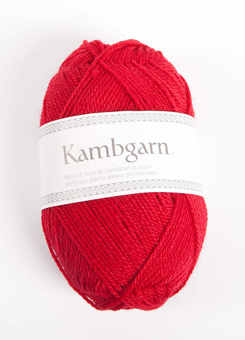 Icelandic sweaters and products - Kambgarn - 9664 Strawberry Kambgarn Wool Yarn - NordicStore