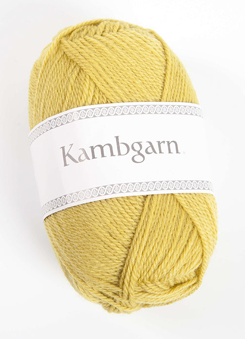 Icelandic sweaters and products - Kambgarn - 9667 Golden Green Kambgarn Wool Yarn - NordicStore
