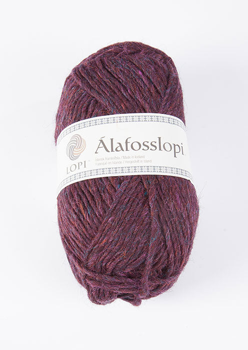 Icelandic sweaters and products - Alafoss Lopi 9961 - bordeaux heather Alafoss Wool Yarn - NordicStore
