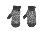 Icelandic sweaters and products - Álafoss Rose Pattern Wool Mittens Wool Mittens - NordicStore