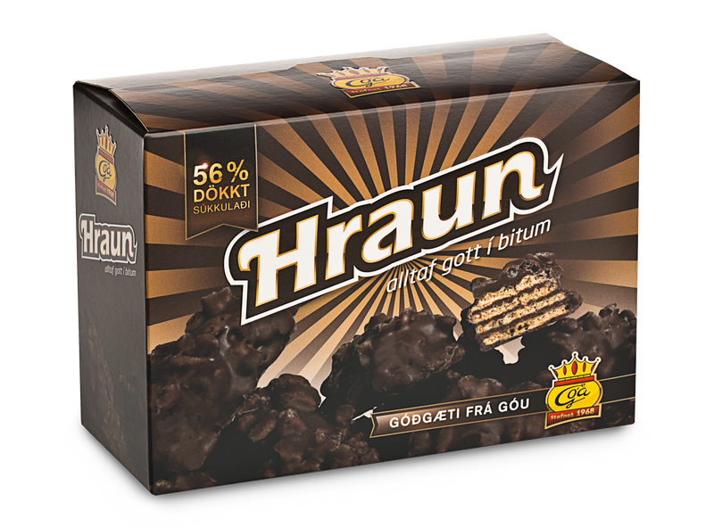 Goa Hraunbitar - LAVA BITES (200gr)  56%  Dark Chocolate