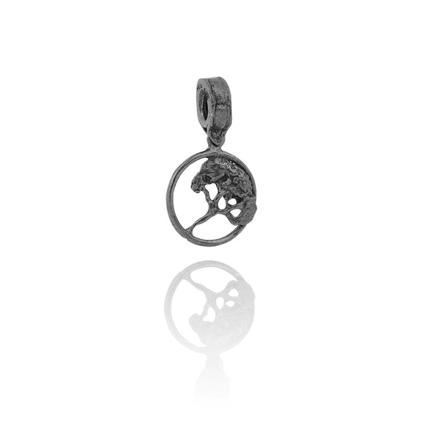 FILIA OXIDIZED SILVER TREE CHARM