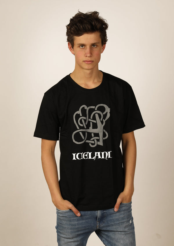 Icelandic sweaters and products - Men's Iceland Urnes Ornament Tshirts - Shopicelandic.com