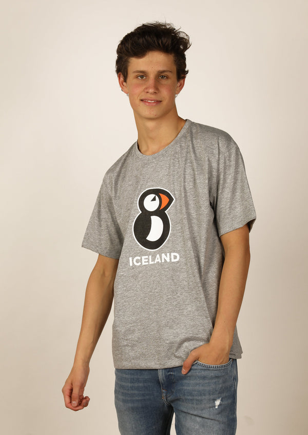 Icelandic sweaters and products - Men's Iceland T-shirt Puffin Tshirts - Shopicelandic.com