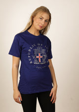 Icelandic sweaters and products - Women's Iceland T-shirt Coat of Arms Tshirts - Shopicelandic.com