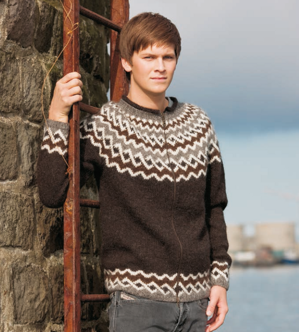 Icelandic sweaters and products - Hlekkur / Chain - Knitting Kit Wool Knitting Kit - NordicStore