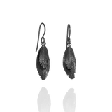 Raven Oxidized Silver Earrings (Raven 101 OX)