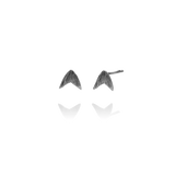 LAX EARRINGS oxidized silver