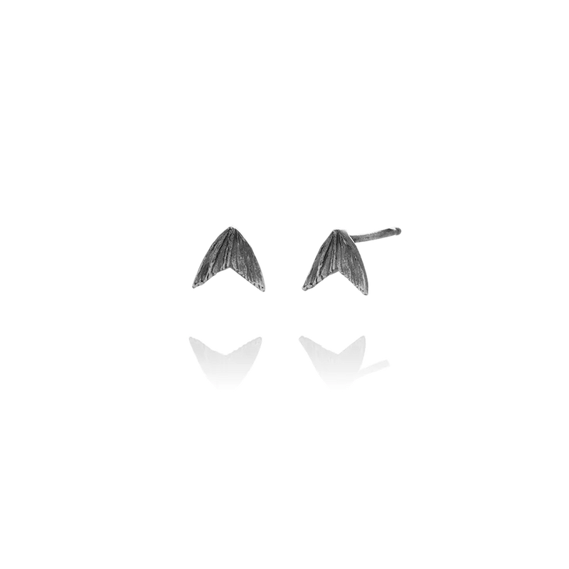 LAX EARRINGS oxidized silver