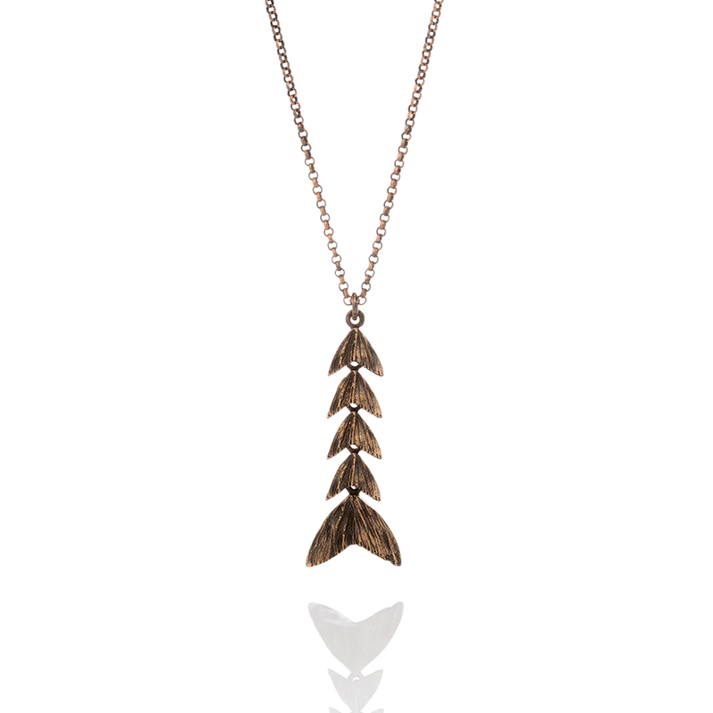 LAX NECKLACE bronze