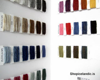 Icelandic sweaters and products - Plötulopi Color Samples Card Sample Card - NordicStore