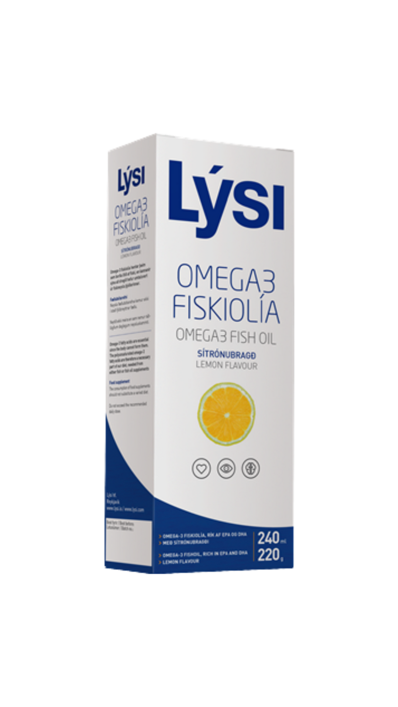 Lysi Omega 3 Fish oil + Lemon flavour