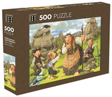 Icelandic sweaters and products - Troll mother with children - Jigsaw Puzzle (500pcs) Puzzle - NordicStore