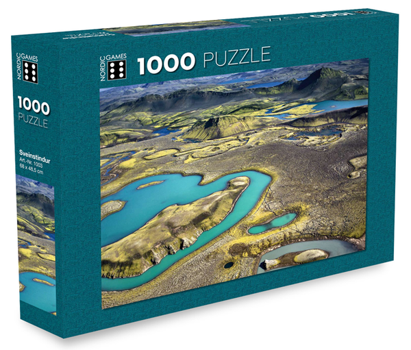 Icelandic sweaters and products - Sveinstindur Peak - Jigsaw Puzzle (1000 pcs) Puzzle - NordicStore