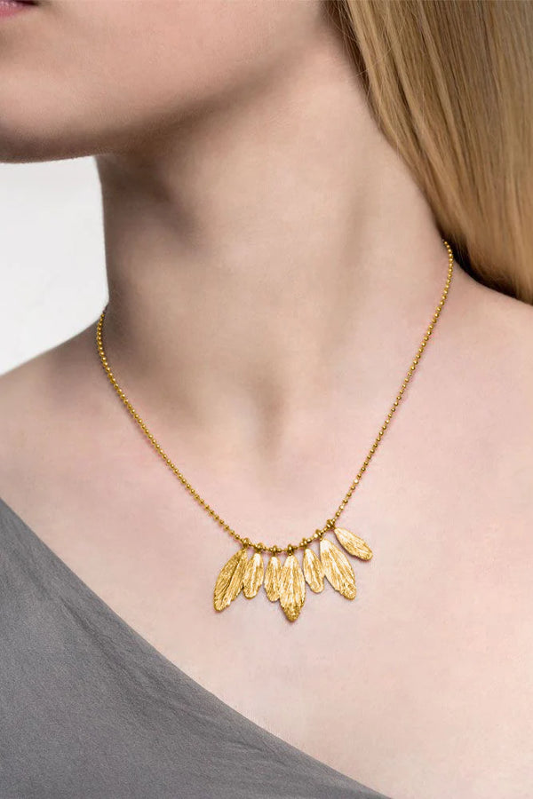 RAVEN NECKLACE golden