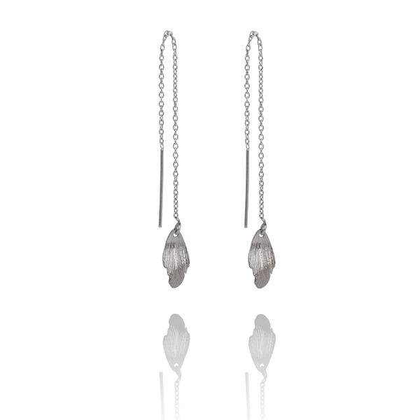 Raven Oxidized Silver Earrings (Raven 104K OX)