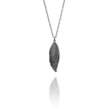 RAVEN NECKLACE oxidized silver