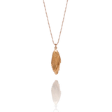 RAVEN NECKLACE red gold plated