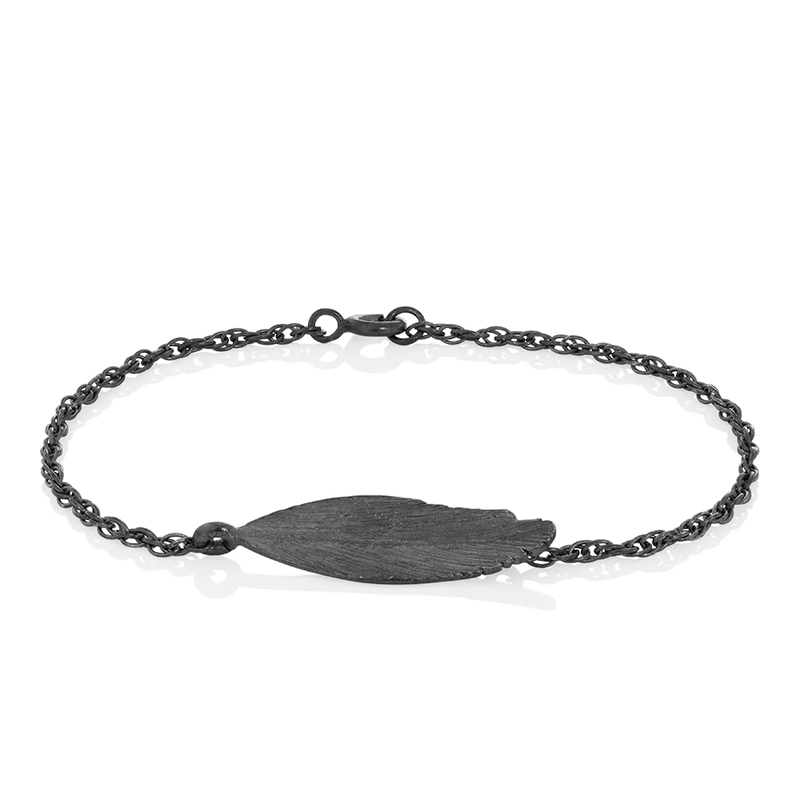 Raven Oxidized Silver Bracelet (Raven 305 OX)