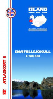 Icelandic sweaters and products - Topographic Map - Snæfellsjökull Maps - NordicStore