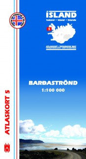 Icelandic sweaters and products - Topographic Map - Barðaströnd Maps - NordicStore