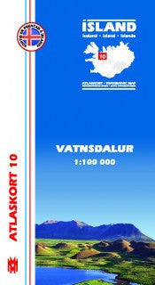Icelandic sweaters and products - Topographic Map - Vatnsdalur Maps - NordicStore