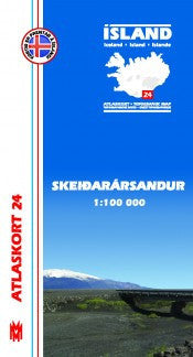 Icelandic sweaters and products - Topographic Map - Skeiðarársandur Maps - NordicStore
