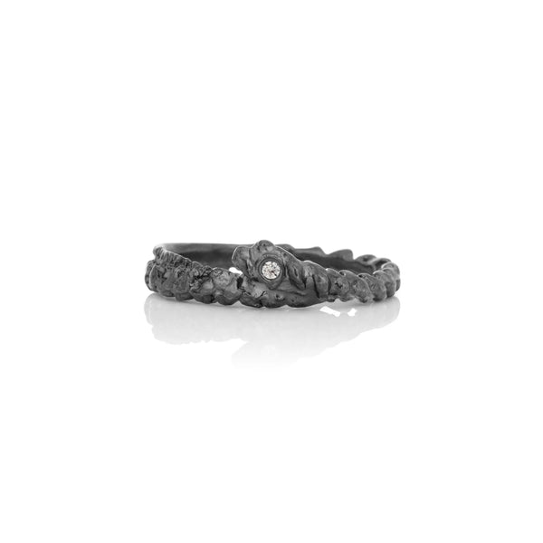 ASTERIAS RING oxidized silver (419 OX)