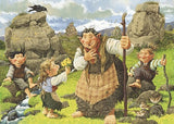 Icelandic sweaters and products - Troll mother with children - Jigsaw Puzzle (500pcs) Puzzle - NordicStore